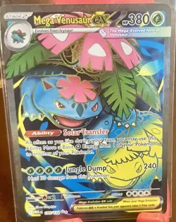 Pokemon Mega Venusaur EX Evolutions 155/132 Ultra Rare Holo 380HP Jungle Dump - Image 1
