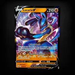 Pokemon TCG Champion's Path Lucario V #27/73 Ultra Rare NM - Image 1
