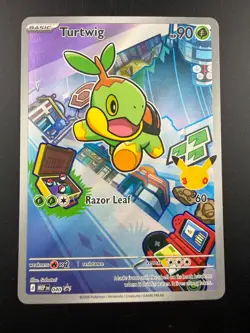 Pokemon TCG Turtwig 040 First Partner Illustration Black Star Promo NM - Image 1