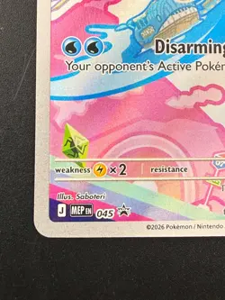 Pokemon TCG Popplio 045 First Partner Illustration Black Star Promo NM - Image 5