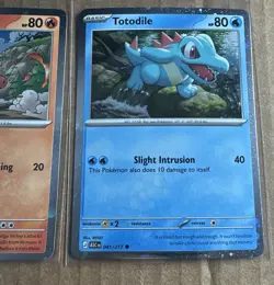 Pokemon Ascended Heroes Tepig Totodile Chikorita 3 STARTER Cosmos HOLO PROMO - Image 4