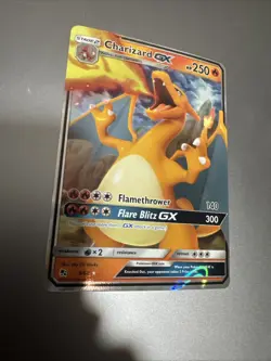 Charizard GX ULTRA RARE 9/68 Pokemon Sun and Moon Hidden Fates Set NM HOLO 2019 - Image 2