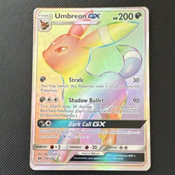 Pokemon TCG Umbreon GX 154/149 SM Base Set Secret Rare Full Art Holo 200HP - Image 1