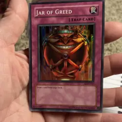 Konami Yu-Gi-Oh! Jar of Greed LON-047 Labyrinth of Nightmare Unlimited Super Ra… - Image 3
