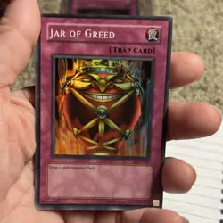 Konami Yu-Gi-Oh! Jar of Greed LON-047 Labyrinth of Nightmare Unlimited Super Ra… - Image 4