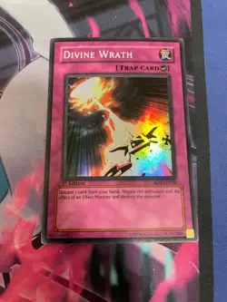 YUGIOH - DIVINE WRATH - SUPER RARE - 1ST ED - MP - RDS - Image 1