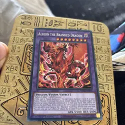 MP22-EN076 Albion the Branded Dragon Prismatic Secret Rare 1st Edition NM YuGiOh - Image 1