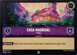 67/204 CASA MADRIGAL CASITA URSULAS RETURN COMMON DISNEY LORCANA CARD - Image 1