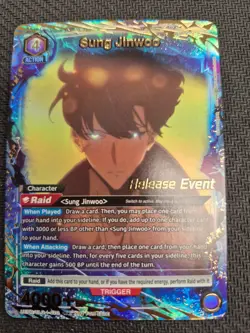 Union Arena Solo Leveling Sung Jinwoo Release Event SLG-1-020 Foil English NM - Image 1