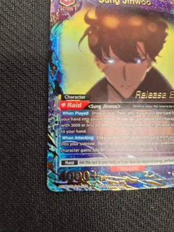 Union Arena Solo Leveling Sung Jinwoo Release Event SLG-1-020 Foil English NM - Image 2