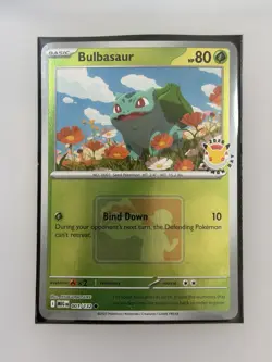 Bulbasaur 001/132 MEG 2026 Pokemon Day League Promo - PLAY Stamp Pokemon Card - Image 1