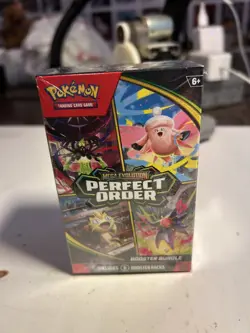 Pokemon Mega Evolution Perfect Order Booster bundle Box Sealed TCG 6 packs - Image 1