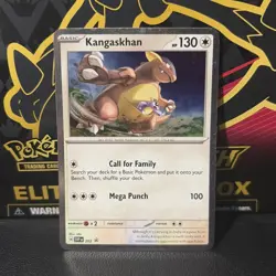 Pokemon - Kangaskhan 202 - Black Star Promo - Scarlet & Violet - Cosmos Holo - Image 1
