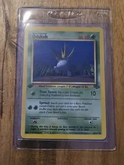 Oddish 1st Edition - Near Mint - 58/64 Jungle Set - WOTC - 1999 - Pokemon TCG - Image 1