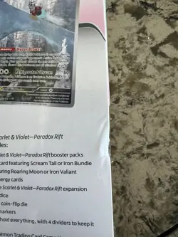 Pokemon TCG Paradox Rift Elite Trainer Box ETB Iron Valiant ETB Sealed - Image 4