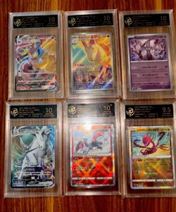 Pokemon Graded Lot L! (6 Slabs) Pristine/Gem Mint, 10s, 9.5! Slab Lot - Image 1