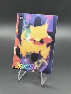 1999 Vintage Pokemon - Jynx & Scyther #285 - Vending Machine Sticker - Holo - Image 2