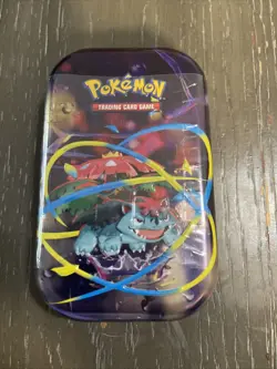 ENGLISH Pokemon Mega Evolutions NEW Mini Tin Mega Venusaur FACTORY SEALED - Image 1