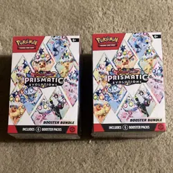 Pokemon Prismatic Evolutions Booster Bundle Boxes 2x English 2025 - Image 1