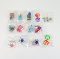 Pokemon TCG Dice / Damage Counter Sets x 10 Vstar Marker Bundle (All Different) - Image 1