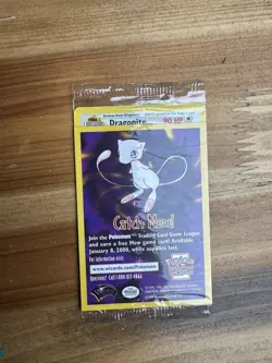 Pokemon Dragonite # 5 Black Star Promo Kids WB First Movie Promo SEALED WOTC - Image 1