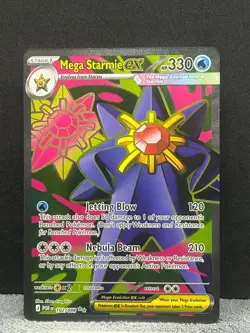 Mega Starmie ex 102/088 Ultra Rare Perfect Order Pokemon Holo Near Mint - Image 1