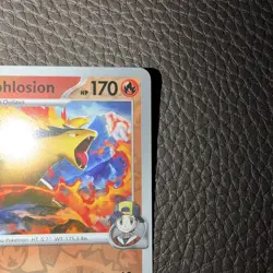 Pokemon Destined Rivals Ethan's Typhlosion Stamped Promo 34/182 - Image 4