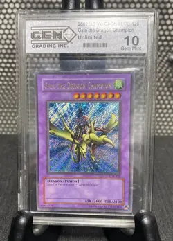 2002 Yu-Gi-Oh! Gaia The Dragon Champion LOB-125 💎 GEM 10 - Image 1