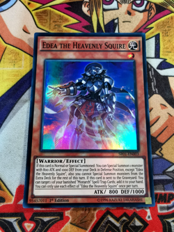 Edea the Heavenly Squire sr01-en003 1st Edition (LP) Super Rare Yu-Gi-Oh! - Image 1