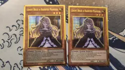 YuGiOh! 3x Ghost Belle & Haunted Mansion MAGO Gold Rare 1st ED NM READ DESC - Image 1