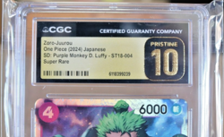 One Piece ST18-005 Zoro-Juurou SR (Graded CGC Pristine 10) - Image 3