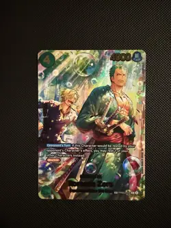 One Piece CCG Roronoa Zoro PRB02-006 SP Foil, English NM - Image 1