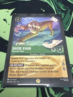 Disney Lorcana TCG - Whispers In The Well - Shere Khan Fearsome Tiger - 88/204 - Image 1