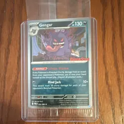Pokemon Gengar Promo Card GameStop 050/088 130 HP English TCG - Image 1