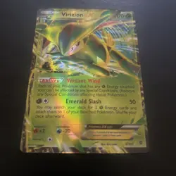 Virizion EX 9/101 Plasma Blast Ultra Rare Holo Pokemon Card 2013 - LP - Image 2