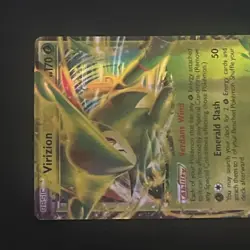 Virizion EX 9/101 Plasma Blast Ultra Rare Holo Pokemon Card 2013 - LP - Image 5