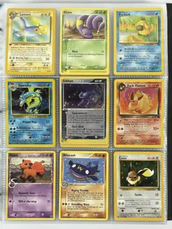 Pokemon Card Collection VTG Binder Holo Rare 1st E-Reader WoTC Sableye Gyarados - Image 1