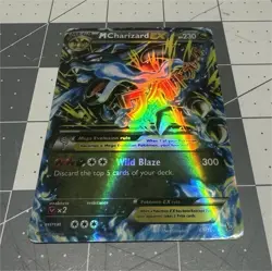 M Charizard EX Full Art Ultra Rare Holo Pokemon Card Flashfire 69/106 - Image 1