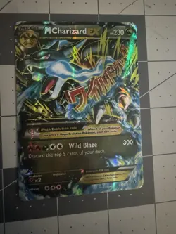 M Charizard EX Full Art Ultra Rare Holo Pokemon Card Flashfire 69/106 - Image 3