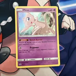 Pokemon Mew TCG SM215 Sun & Moon Black Star Promo Holo Card NM/M Condition - Image 1