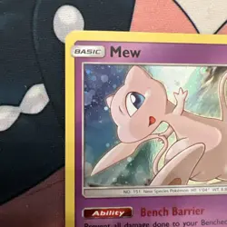 Pokemon Mew TCG SM215 Sun & Moon Black Star Promo Holo Card NM/M Condition - Image 3