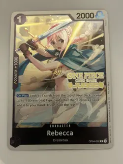 Rebecca (Judge Pack Vol. 6) OP04-092 One Piece Promotion Cards Foil - Image 1