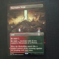 Thornspire Verge (Borderless) Duskmourn: House of Horror Regular NM - Image 1