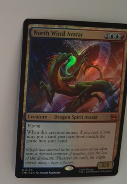 North Wind Avatar FOIL Teenage Mutant Ninja Turtles TMNT MTG Magic the Gathering - Image 1