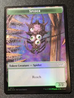 Insect / Spider Token - Foil - DSK - MTG - EN - NM - 0013/0012 - Image 2