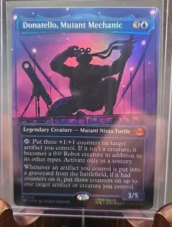 Donatello, Mutant Mechanic (Borderless) Teenage Mutant Ninja Turtles MTG Foil NM - Image 3