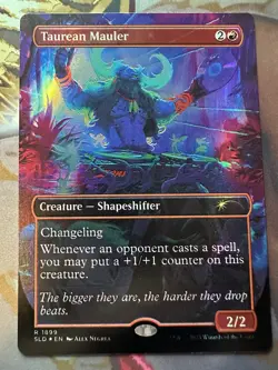 Taurean Mauler Foil Borderless Everyone's Invited Secret Lair SLD NM/ M - Image 1