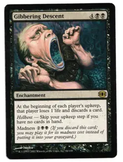 Magic the Gathering MTG Card: Gibbering Descent 66/180 Future Sight Rare! EX - Image 1
