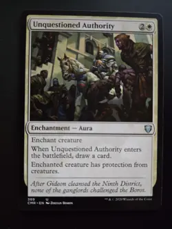 Unquestioned Authority NM Commander Legends MTG FREE SHIPPING - Image 1