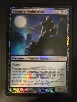 Vampire Nighthawk LP FOIL PROMO WPN & Gateway Promos MTG FREE SHIPPING - Image 1
